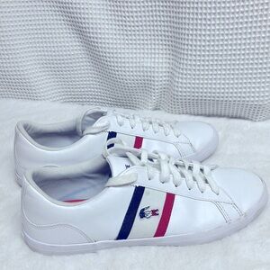 Lacoste Tri-color Pro leather sneakers
